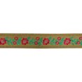 thumbnail image 2 of IBA Indianbeautifulart Beige Floral Ribbon Trim Dupion Fabric Laces For Crafts Sewing Accessories By 3 Yards-3 Inch, 2 of 8