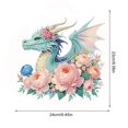thumbnail image 4 of Artesanal Diamante Wdftyju Con Punto Acrílico Dragón 24 Cm, 4 of 9