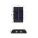 thumbnail image 5 of Lámpara de pared de ambiente de luz solar LED para exteriores de 2 piezas para porche Garden Path Street Tmvgtek Para estrenar, 5 of 9