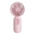 thumbnail image 3 of Lunxisen 4 Pcs Portable Handheld Personal Fan USB Rechargeable Battery Operated Three Speed Cooling for Travel Outdoor, 3 of 9