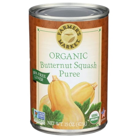 Farmer's Market Organic Butternut Squash 15 oz can