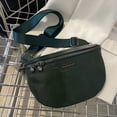 thumbnail image 4 of Sac de Poitrine Rétro Polyvalent en PU Sac Banane Portable pour Voyage École Magasinage, 4 of 10