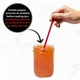 thumbnail image 3 of Starfrit 2-in-1 Canning Lid Lifter and Bubble Popper, Safe Lid Handling, Removes Air Bubbles, Perfect for Home Canning, Red and White, 3 of 8
