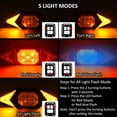 thumbnail image 3 of Linterna de bicicleta con mando a distancia, inalámbrica, luz trasera con flash, para ciclistas, luz estroboscópica, aviso de seguridad, 5 modos de luz Vhermosa 17*14*6cm, 3 of 4