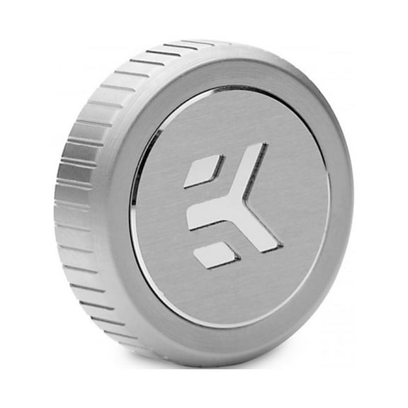 EKWB EK-Quantum Torque Plug Fitting w/Badge, Satin Titanium