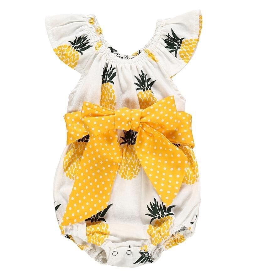 pineapple romper baby