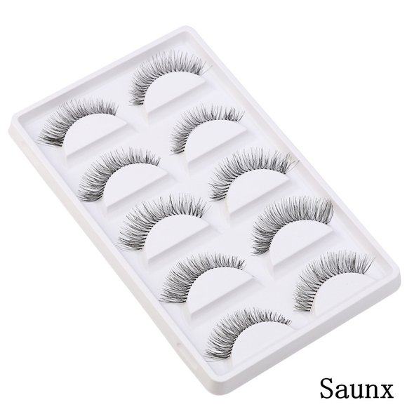 Fiudx Pestañas, Potenciador Pestañas Negras Voluminosas, Creador Looks de Fiesta Entrecruzados, Opción Reutilizable para Uso Diario, Accesorio de Maquillaje, Esencial de Belleza Femenina, Diseño Fáci