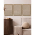 thumbnail image 4 of SHENIFY Boho Geometric Wall Art Mid-Century Bohemain Abstract Shape Illustration Neutral Modern Minimalist Painting Decorative Artwork 11x14in3pcs Natural Framed, 4 of 5