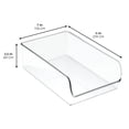 thumbnail image 6 of iDesign Pantry Organizer Bins for Cabinets or Fridge - Set of 4 - Clear, 6 of 9