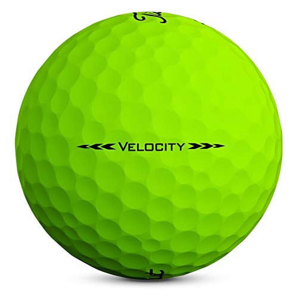 Titleist Velocity Golf Balls, Matte Green, 12 Pieces
