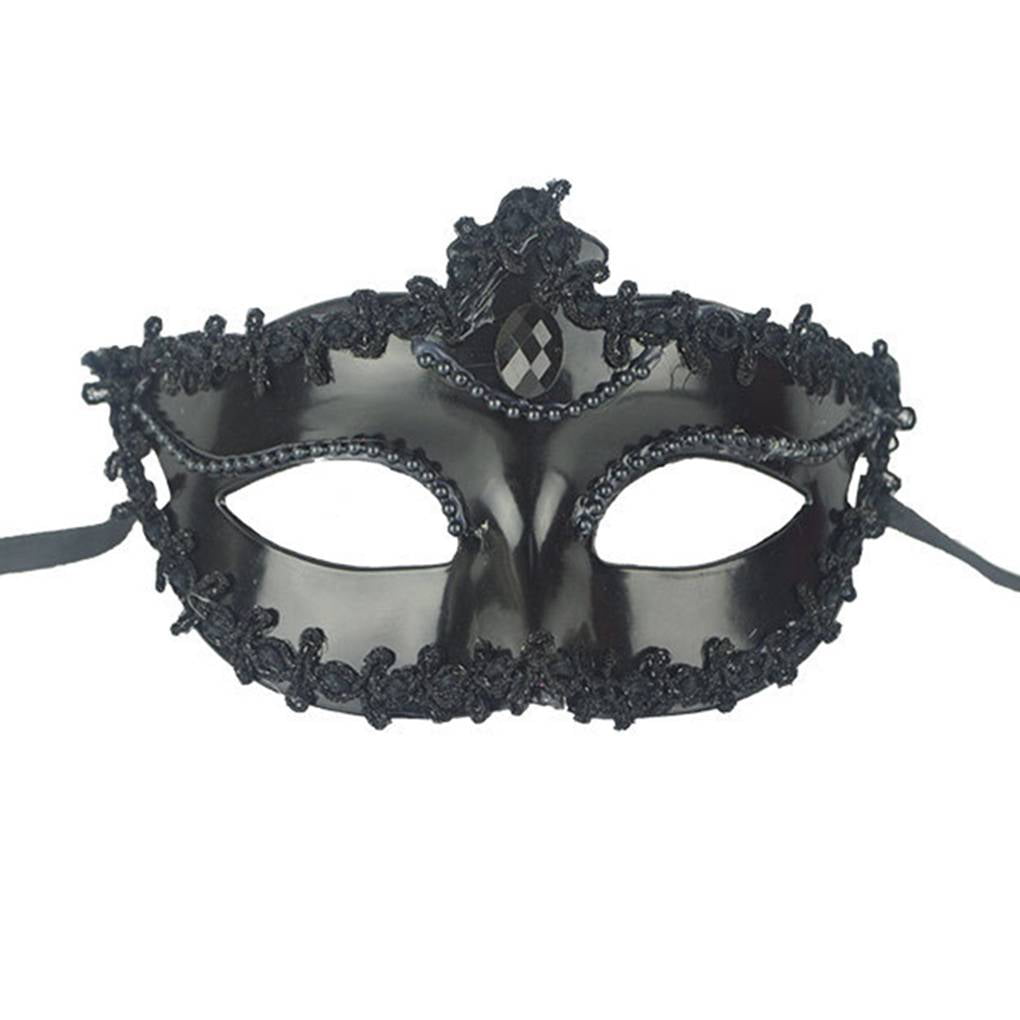 Linyer Lady Black Lace Eye Mask Masquerade Ball Costume Party Fancy