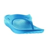TELIC Recovery Comfort Flip Flop Lightweight Waterproof Sandal in Pacific Blue - W(7)/M(6)
