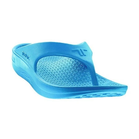 Image of TELIC Recovery Comfort Flip Flop Lightweight Waterproof Sandal in Pacific Blue - W(7)/M(6)