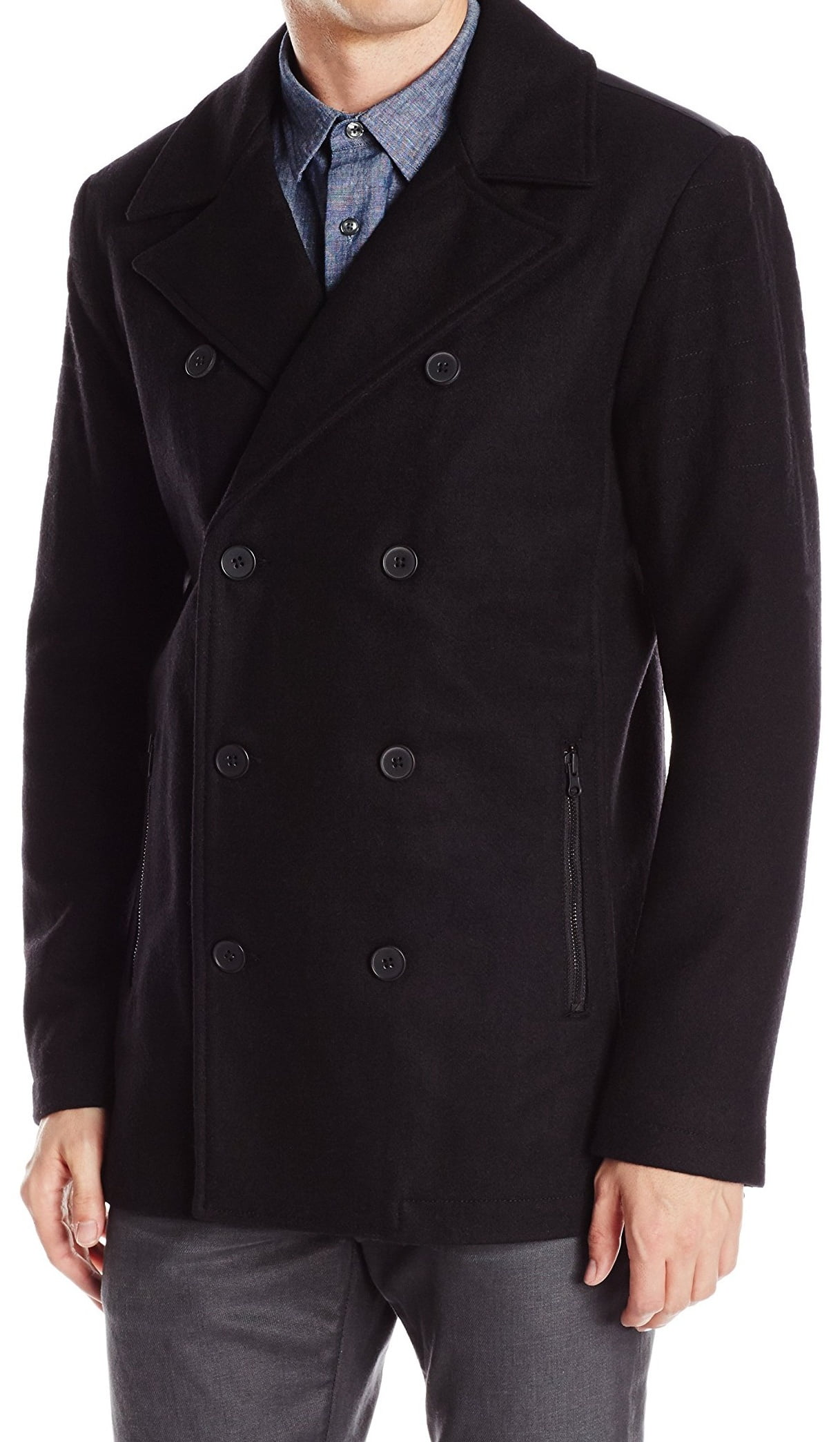kenneth cole double breasted coat