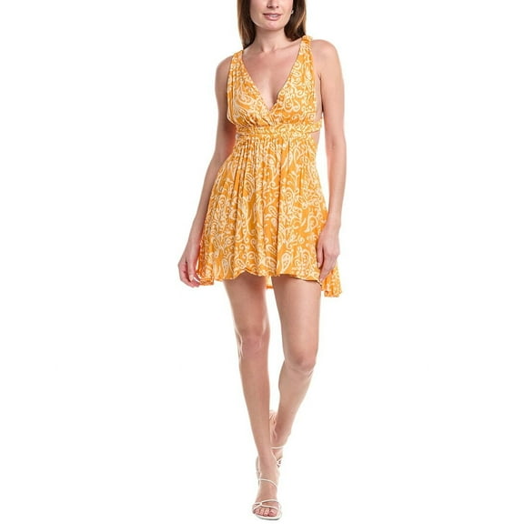 Tiare Hawaii womens  Hope Mini Dress, os, Gold