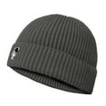 thumbnail image 5 of Dalix Astronaut Fisherman Beanie Hat Winter Knit Cuffed Watch Cap Mens in Asphalt Gray, 5 of 5