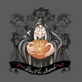 thumbnail image 2 of Women's Snow White and the Seven Dwarfs Evil Queen Pumpkin Scoop Neck Charcoal Small, 2 of 4