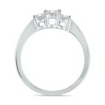 thumbnail image 2 of SZUL Women's 1/2 CTW Three Stone Lab Grown Diamond Ring in 14K White Gold (G-H Color, VS1-VS2 Clarity), 2 of 6