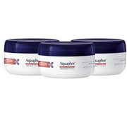 Aquaphor Healing Ointment - Skin Protectant for Dry Cracked Skin - Hands, Heels, Elbows - 2.8 oz Jar Pack of 3