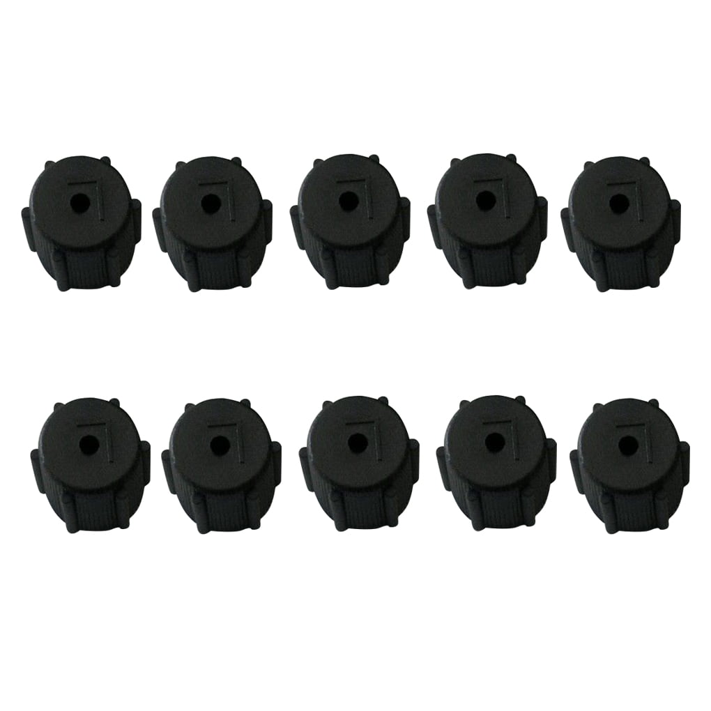 20 X AC Charging Port Service Caps R134a 13mm & 16mm LOT of 20 Pieces  A/C Black 