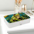 thumbnail image 6 of Frog PU Leather Necklace Holder with Removable Compartment and Portable Organizer Box Jewelry Display Case Jewelry Boxes, 6 of 6