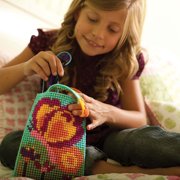 4M: Easy-To-Do - Cross Stitch - DIY Sewing Craft Kit, Create A Mini Tote Bag, Colorful Yarn, Master Stitching Techniques, Beginner-Friendly, Kids 8+