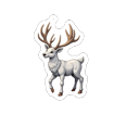 thumbnail image 6 of Cartoon Deer Stickers, Waterproof Christmas Sticker for Water Bottle Laptop Phone Cases Planner Skateboard Luggage Helmet Party Favor Decor, Ideal for Adults Teens Teacher Rewards, 6 of 9