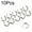 25Mm, variant on 10Pcs Spring Terry Clips Open Type Spring Steel Tool Clips Heavy Duty 6Mm