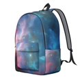 thumbnail image 2 of Colorful Starry Sky and Universe Backpack for School, Cute School Bag with Adjustable Shoulder Straps and Padded Back, 15.7"x11.8"x5.5", 2 of 5