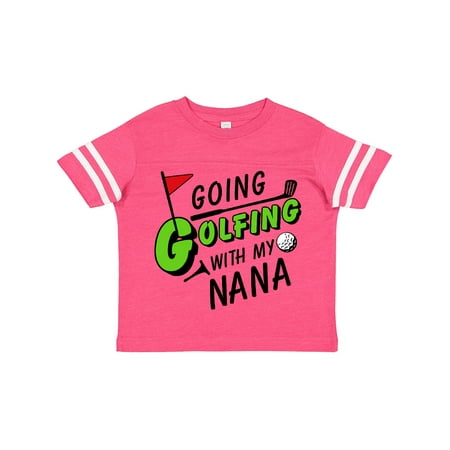 

Inktastic Going Golfing with My Nana- Kids Golf Boys or Girls Toddler T-Shirt