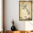 thumbnail image 4 of Laos Vintage Map Prints Canvas, Asia Map Art Canvas, Canvas, Laos Map City style vintage Canvas , Canvas Wall Art, Street Map Artwork Canvas, 4 of 6