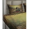 thumbnail image 2 of Ambesonne Medieval Fitted & Top Sheet Set with Shams, Lady with Book, Multicolor, 2 of 4