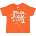 thumbnail image 3 of Inktastic Florida is My Happy Place with Palm Trees Boys or Girls Toddler T-Shirt, 3 of 5