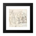 thumbnail image 2 of Dankvart Dreyer 21x20 Black Modern Framed Museum Art Print Titled - Christ Blesses the Young Children (1840 - 1849), 2 of 5