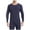 a-Navy27568, variant on VNKIDY Mens T-Shirt Solid Color Thermal Long Sleeve Crewneck Tees Warm Stretch Layer Top For Winter Inner Daily Casual Wear Fashionable Top