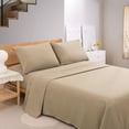thumbnail image 1 of Ensemble de Draps 100 % Coton Égyptien Beige, 1 of 1