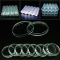 thumbnail image 3 of 10/25pcs 27mm Transparent Plastic Coin Holder Coin Collecting Boxes Case Round Coins Storage Capsules Protection Boxes Container, 3 of 7