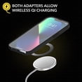 thumbnail image 3 of Scosche - Adaptador magnético calcomanía - Compatible con iPhone 8, X, 11, SE y Android con carga in multicolor, 3 of 5