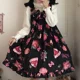 thumbnail image 2 of Vestido Lolita Kawaii japonés para mujer, falda de fiesta, trajes de Cosplay de fresa Jsk, tirantes, ropa Y2k, 2 of 3