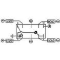 thumbnail image 3 of Sierra Marine Multi Purpose Switch RK40700B Marine Series; 12 Volt DC; 20 Amp; Rocker Switch; Rectangular; Blue Illuminated; Black; Double Pole Double Throw DPDT, 3 of 3
