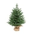 thumbnail image 3 of Artificial Tree Tabletop Xmas Tree Faux Greenery Durable Polyethylene for Holiday Fireplace Entryway Use, 3 of 9