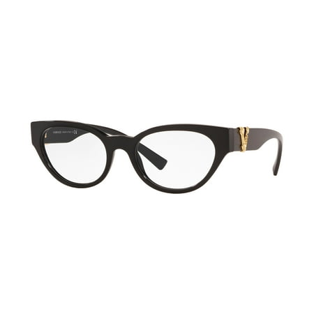 Versace 3282 Eyeglasses GB1 Black Square