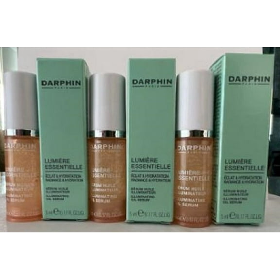 Lot of 3 Darphin Lumiere Essentielle Illuminating Oil Serum Radiance & Hydration
