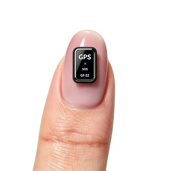 Mini GPS Tracker No Monthly Fee Magnetic Hidden Real Time Vehicle Tracking Device Waterproof Car Locator Compatible with Android iOS for Kids Pets Keys Wallet