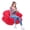 Rose Red, variant on NFTIGB Inflatable Lounge Chair Sofa for Adults, Flocking PVC U-Shaped Backrest Portable Couch for Living Room Bedroom Balcony Travel, Rose Red (9.8 in / 25 cm)