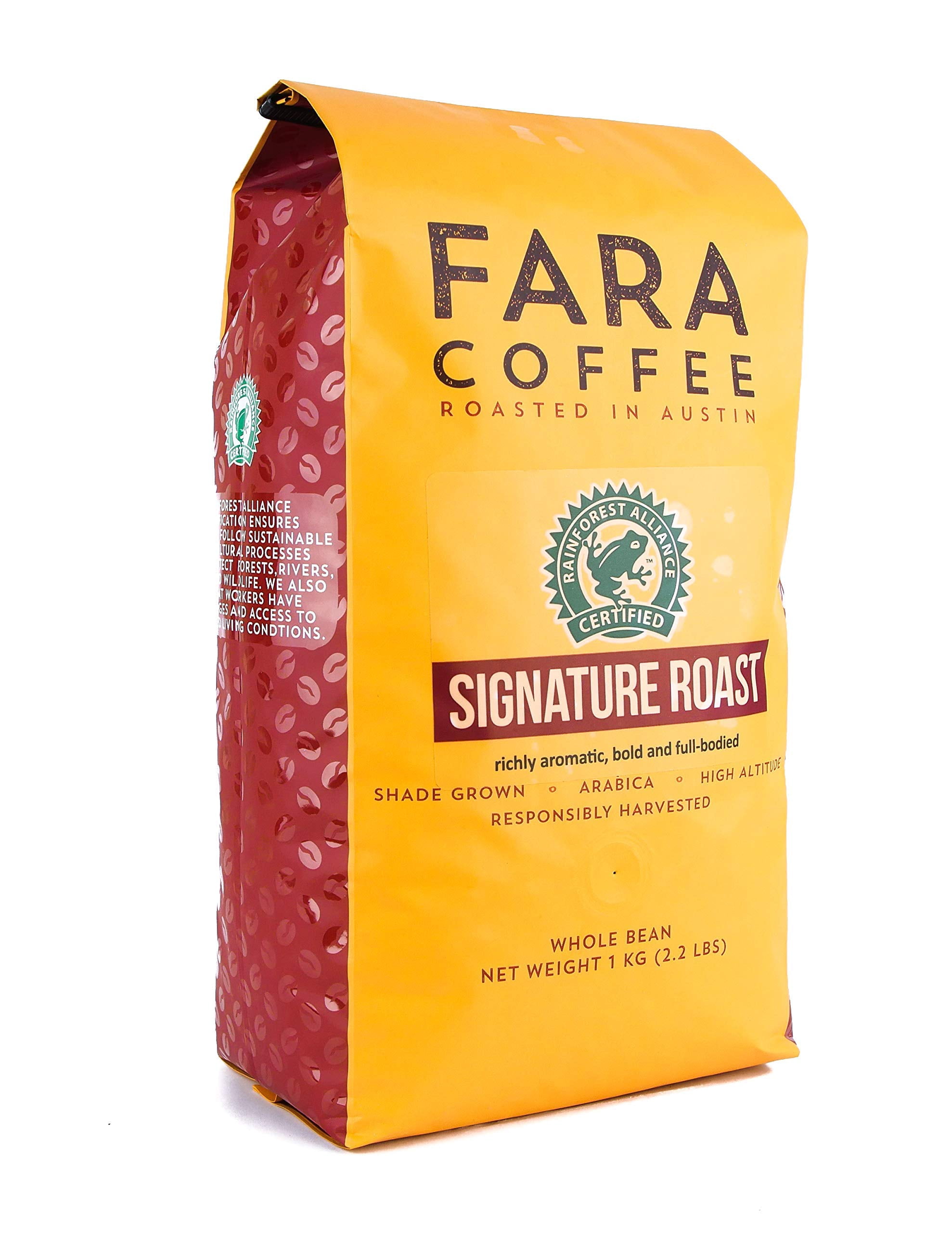 Fara Coffee Signature Roast Whole Bean Coffee 2.2 Pounds