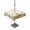 White, variant on Outdoor Tablecloths with Umbrella Hole & Zipper, Eucalyptus Leaves 54x54 Inch Square Tablecloths, Daisy Flower Spring Watercolor Country Floral Bee Waterproof Table Cloth, Patio/Pool Table Covers