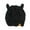 Black, variant on ® Cable Knit Cat Ears Beanie, Black