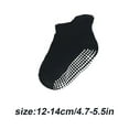 thumbnail image 3 of 6 Pcs Bas pour Enfants avec Bonne Élasticité Confortables à Porter Style Simple Bonne Fabrication Noir 12-14, 3 of 6