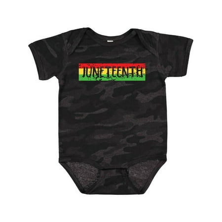 

Inktastic Juneteenth Banner in Red Yellow and Green Gift Baby Boy or Baby Girl Bodysuit